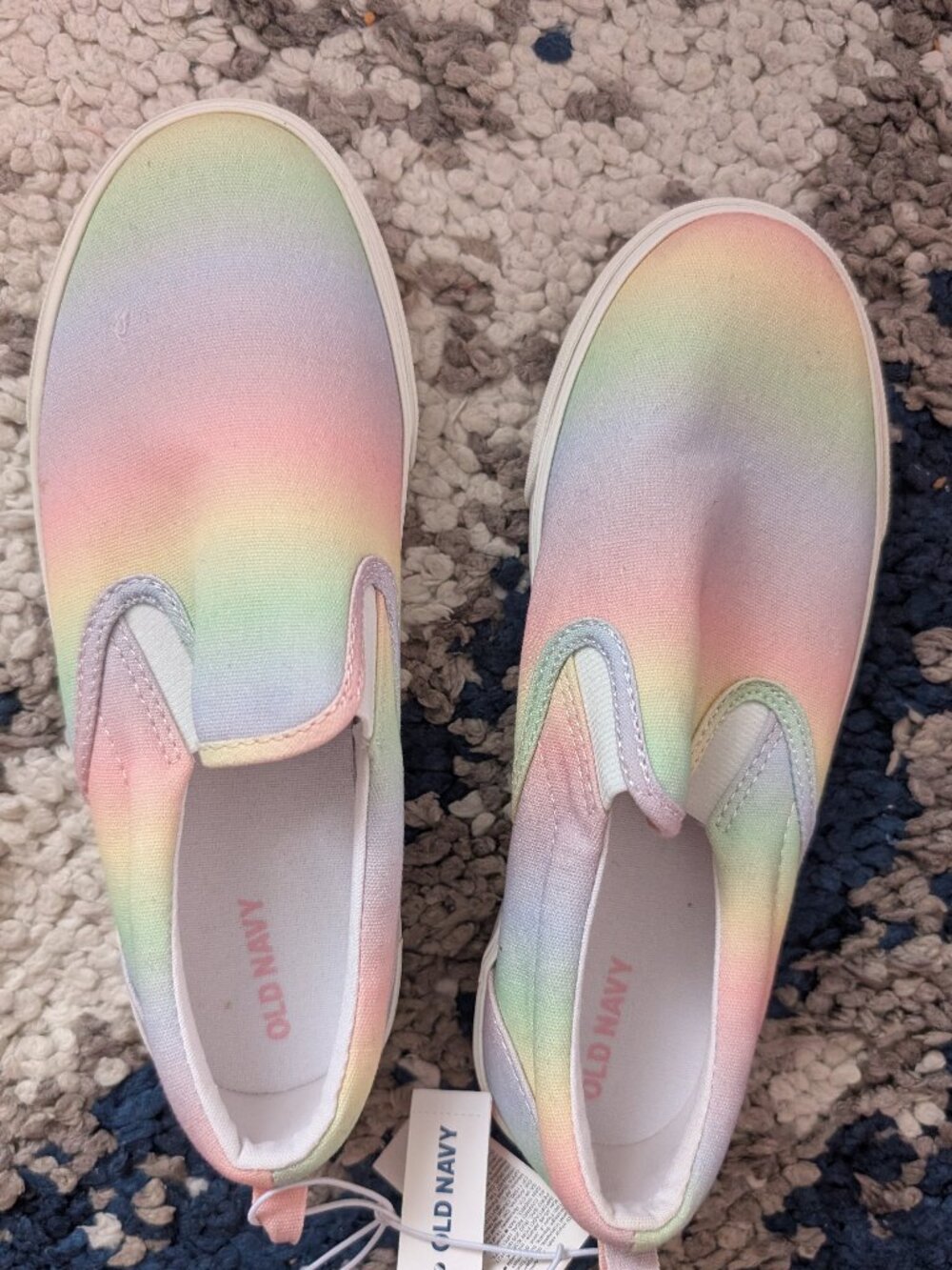 Old Navy Loafer Slip On Girls Shoes Size 4